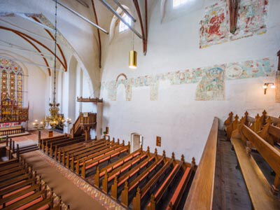 Kloster Rehna, Mittelalterlicher Wandfries der Klosterkirche