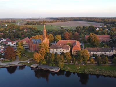 Kloster Malchow, Blick zur Klosteranlage